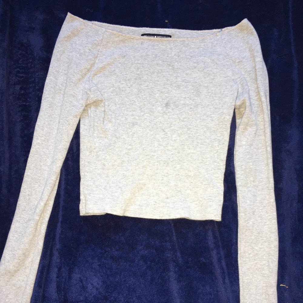 Brandy Melville off the shoulder long sleeve